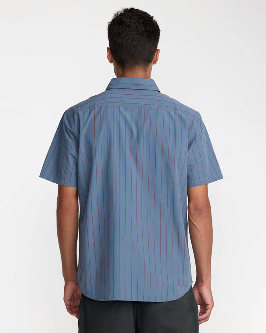 RVCA Dayshift Workwear Stripe SS