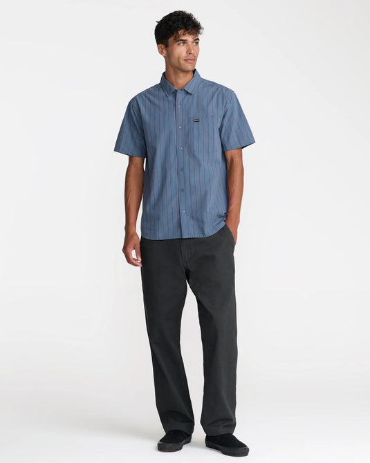 RVCA Dayshift Workwear Stripe SS