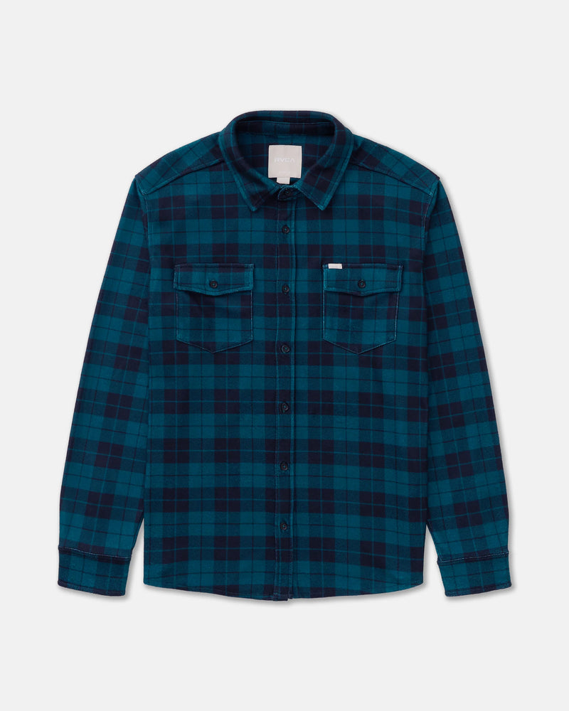 Load image into Gallery viewer, RVCA VAcancy Flannel Long Sleeve Shirt
