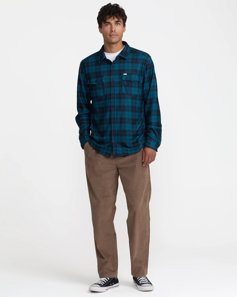 Load image into Gallery viewer, RVCA VAcancy Flannel Long Sleeve Shirt
