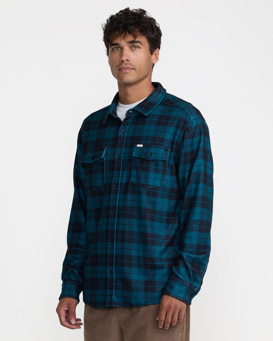RVCA VAcancy Flannel Long Sleeve Shirt