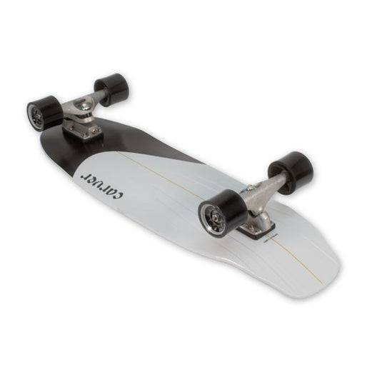 Carver C7 32.5" Black Tip Surfskate Complete