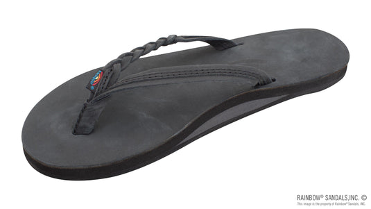 Rainbow Sandals Women's Premier Leather Single Layer Flirty Braidy