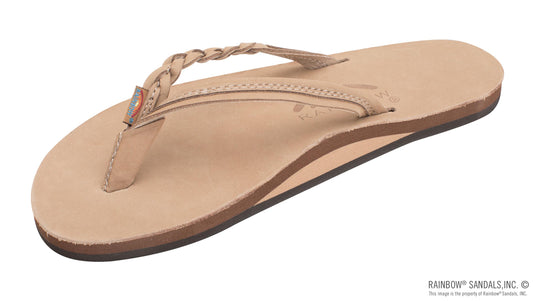 Rainbow Sandals Women's Flirty Braidy Single Layer Sandal