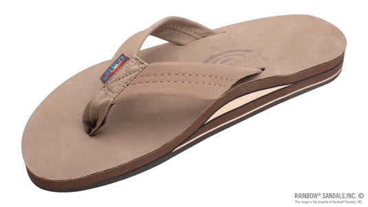 Rainbow Sandals Premier Leather Double Layer with Arch Support