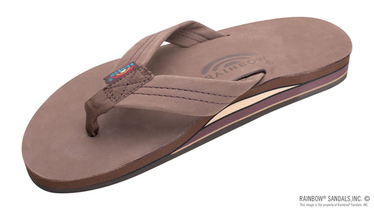 Rainbow Sandals Premier Leather Double Layer with Arch Support