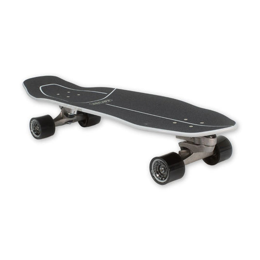 Carver C7 32.5" Black Tip Surfskate Complete