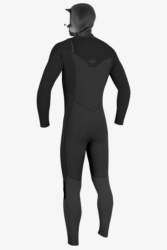 O'Neill Hyperfreak 5/4mm+ Chest Zip Hooded Full Wetsuit
