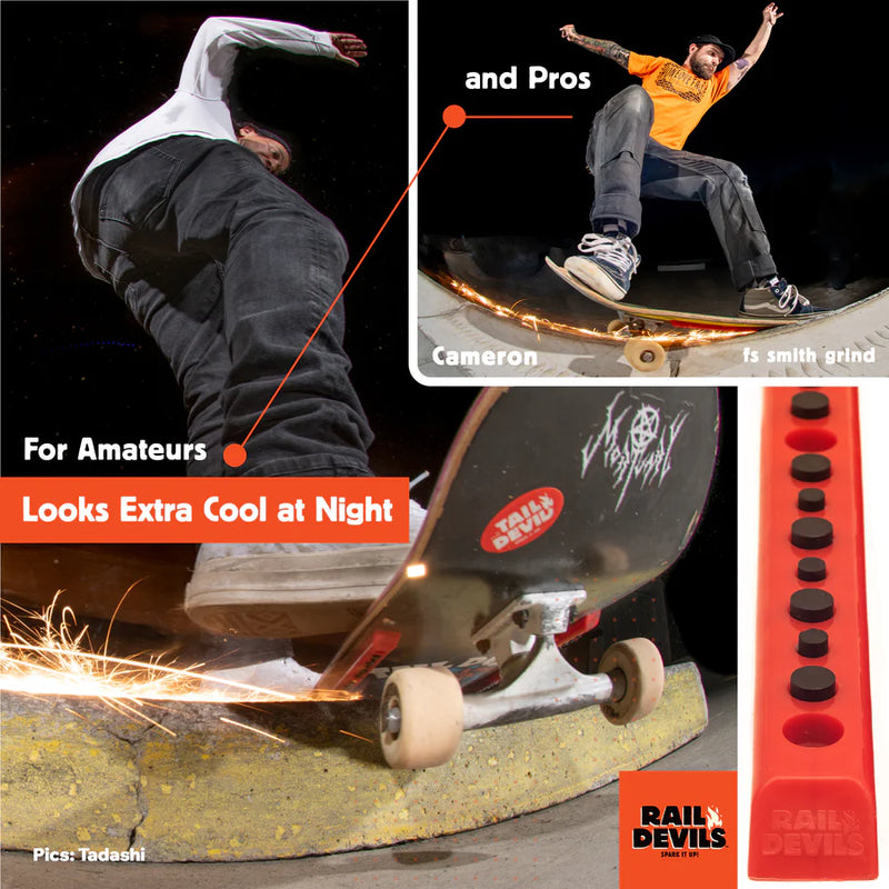 Load image into Gallery viewer, Tail Devil Rail Devils Skate Rails
