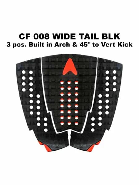 Astrodeck Christian Fletcher Wide Tail Traction Pad Black