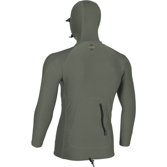 O'Neill Hyperfreak Skins O'Zone Long Sleeve Rash Guard w/ Hood