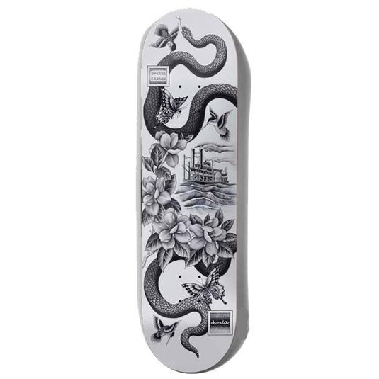 Chocolate Trahan Bayou Twin Tail 8.5 Skateboard Deck