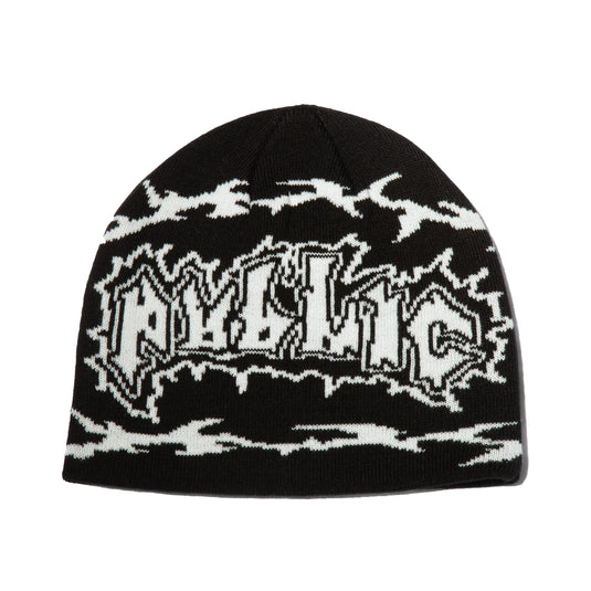 Public Snowboards Disorder Skully Beanie Black