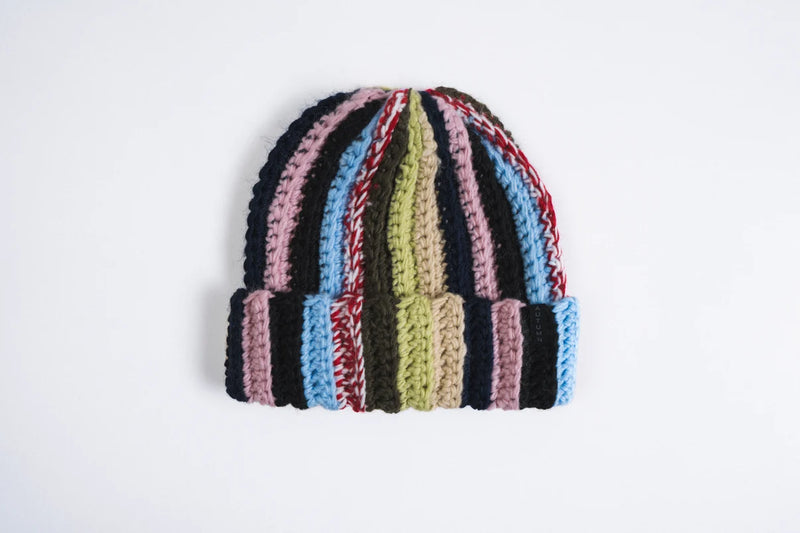 Load image into Gallery viewer, Autumn Patchwork Beanie
