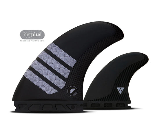Futures Fins Rasta Twin +1 Alpha/Carbon Fin Set