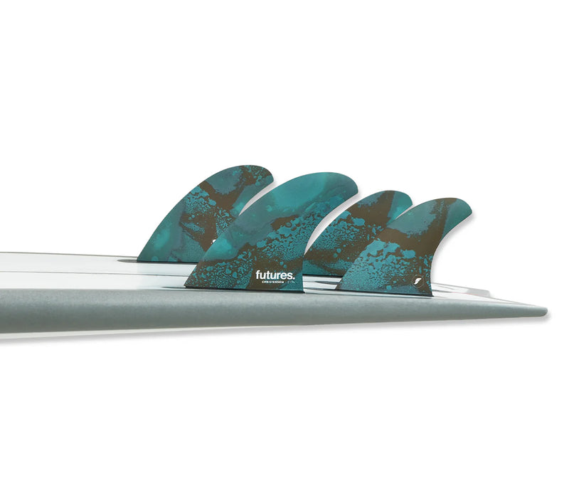 Load image into Gallery viewer, Futures Fins CHRISTENSON 5-FIN Honeycomb M BLU/BWN
