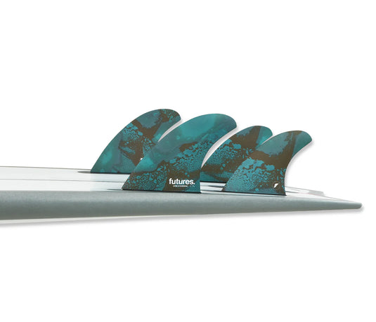 Futures Fins CHRISTENSON 5-FIN Honeycomb M BLU/BWN