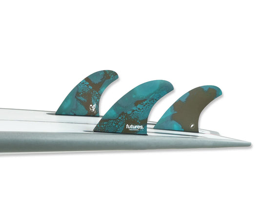 Futures Fins CHRISTENSON 5-FIN Honeycomb M BLU/BWN
