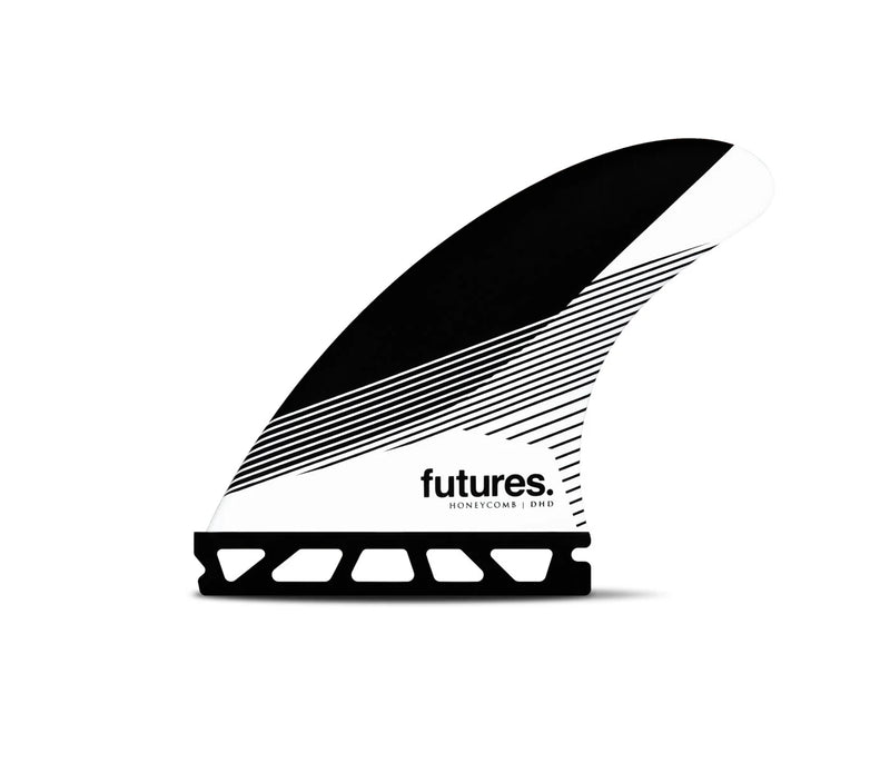 Load image into Gallery viewer, Futures Fins DHD TRI Honeycomb M BLK/WHT
