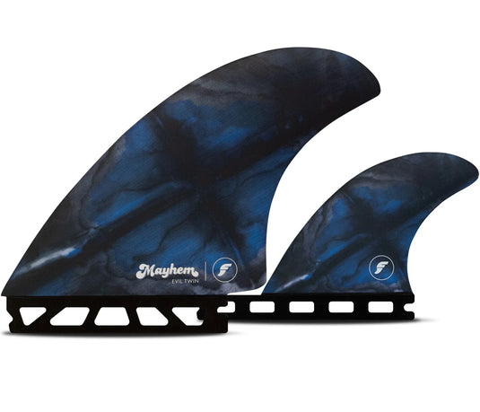 Futures Fins Mayhem Evil Twin + 1 Large
