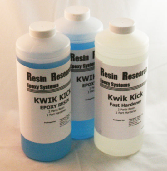 Resin Research 3 Quart Kwik Kick Epoxy Kit