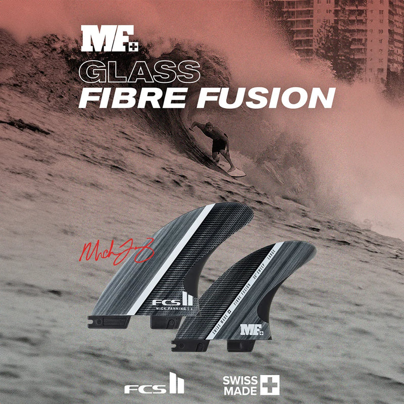 Load image into Gallery viewer, FCS II Mick Fanning Glass Fibre Fusion Tri Fin Set
