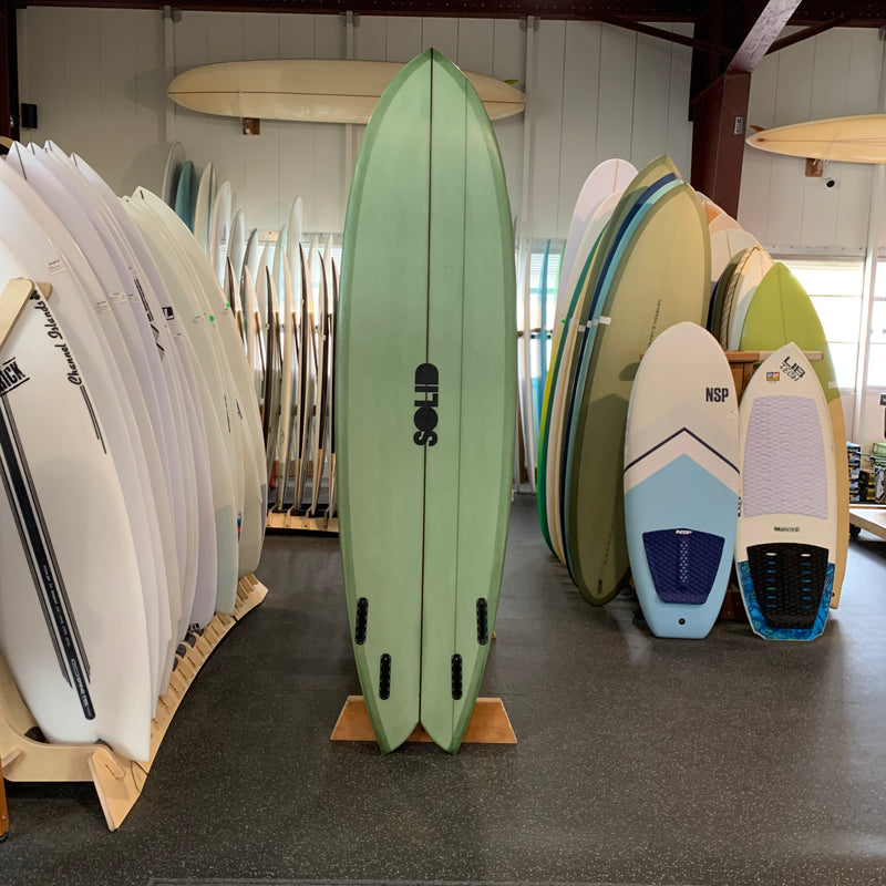 Load image into Gallery viewer, Solid Pescador 7&#39;2&quot; Surfboard USED
