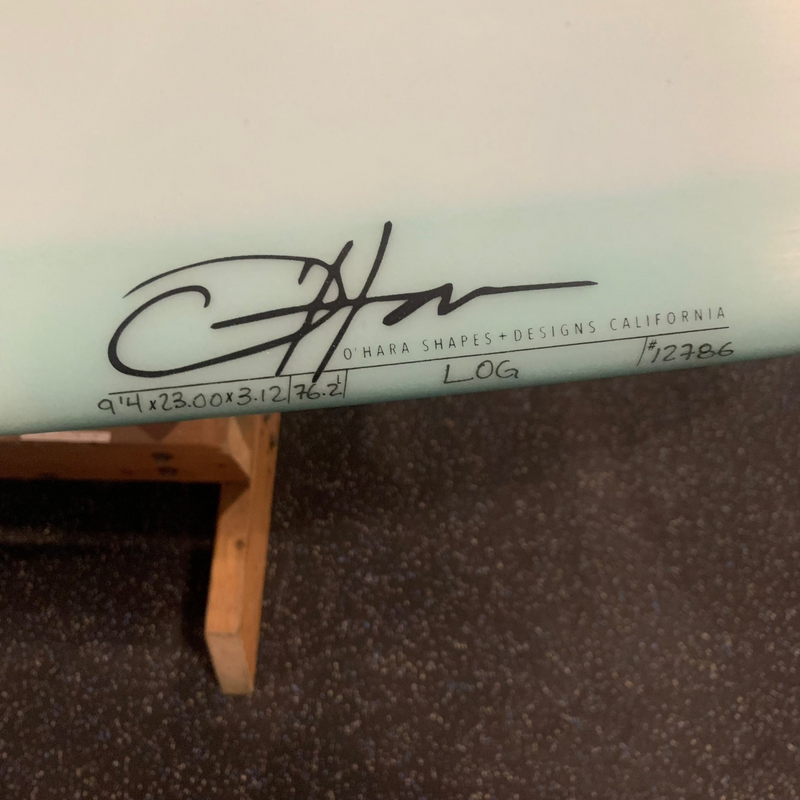Load image into Gallery viewer, Solid Log 9&#39;4 Mint Tint single fin
