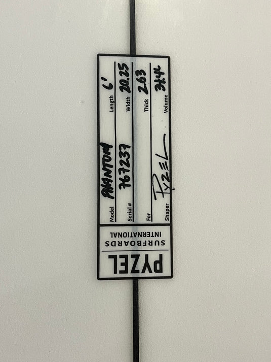 Pyzel Phantom 6'1" USED