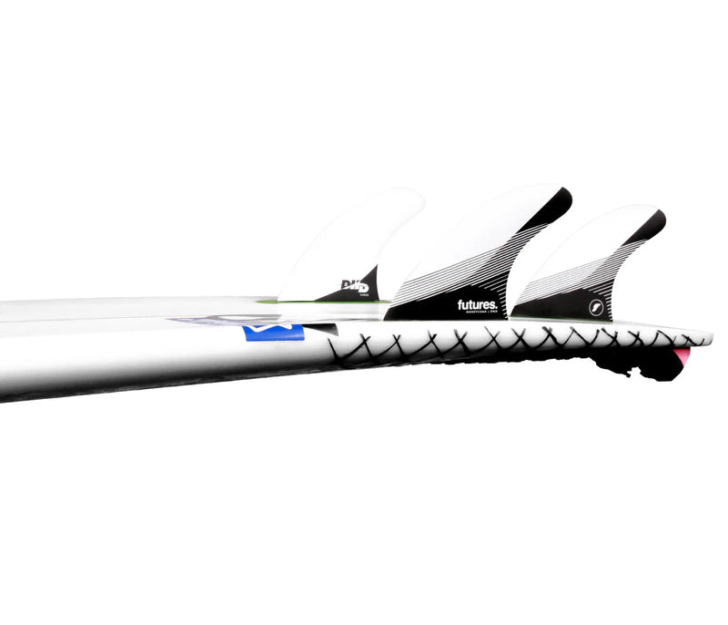 Load image into Gallery viewer, Futures Fins DHD TRI Honeycomb M BLK/WHT

