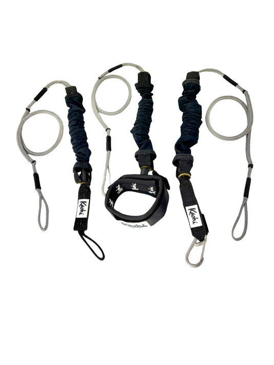 Kaohi INVIZ Leash + Coil Cover for Parawinging