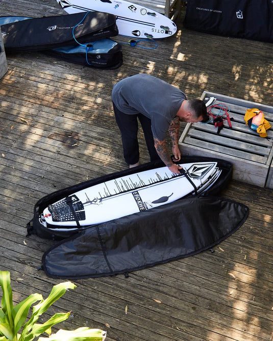 Creatures of Leisure Shortboard Triple DT2.0 7'6 Surfboard Travel Bag