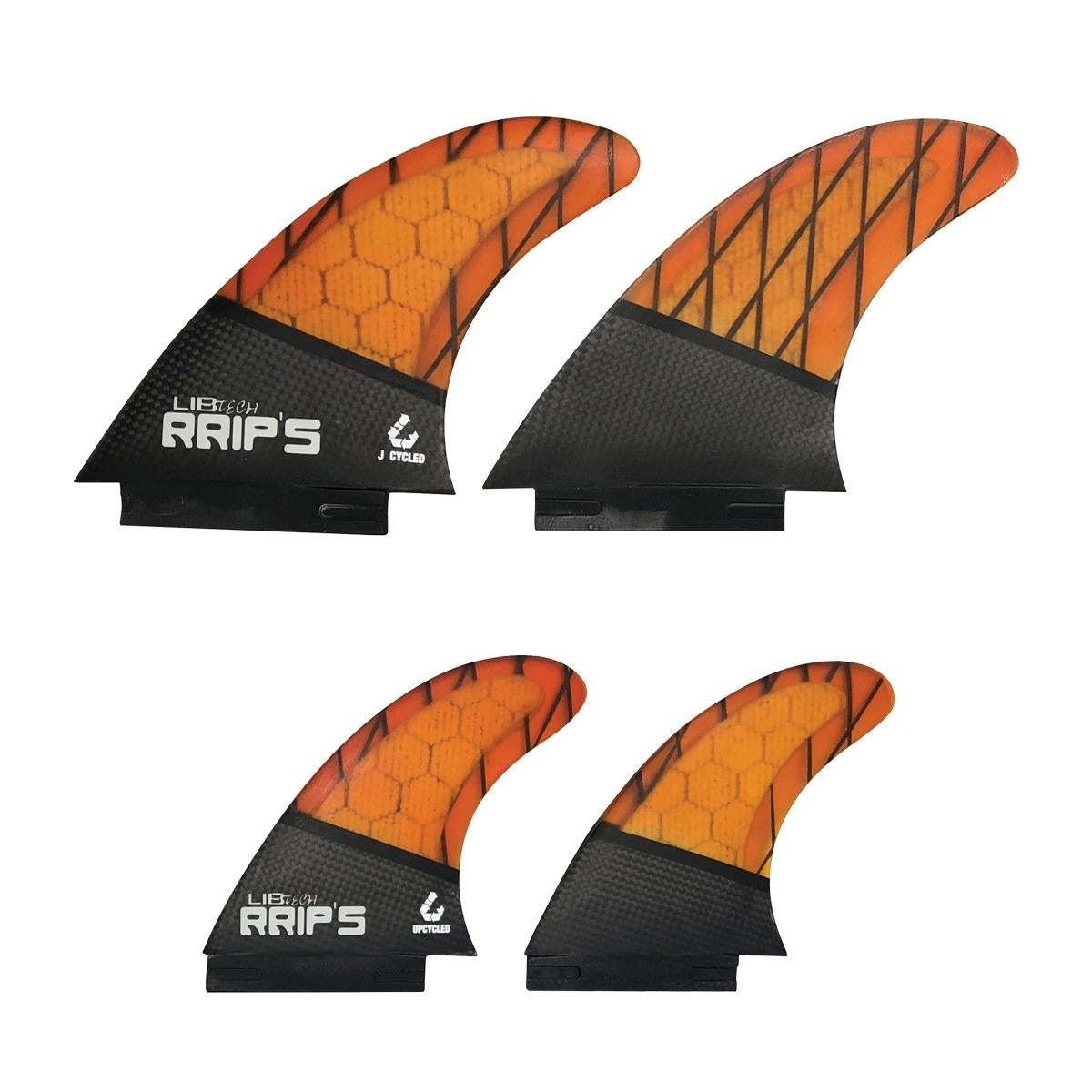 サーフィン・ボディボード Lib Tech RRIP'S Quad Fin Set Large Lib Tech RRIP's Quad Fin Set Large – Gorge Performance