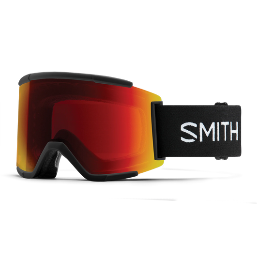 Smith Squad XL - Black Strap ChromoPop Everyday Red Mirror