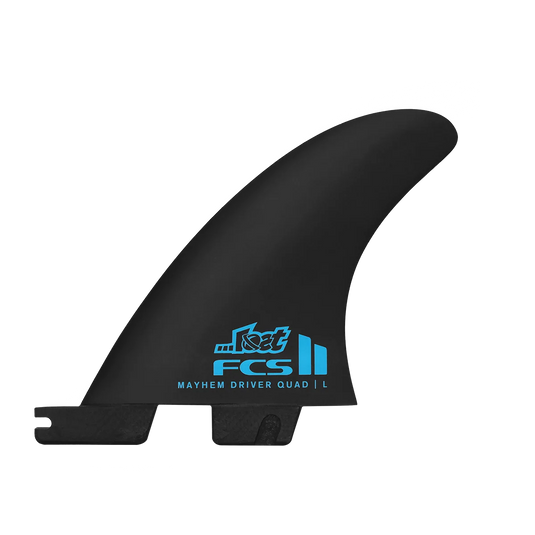 FCS II Mayhem Driver PC Quad Rear Fin Set (2 fin set)