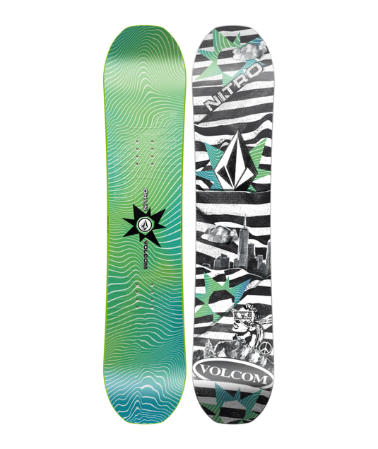 Nitro Ripper Kids X Volcom Snowboard 2025 106 Nitro Ripper Kids X Volcom Snowboard 2025 106