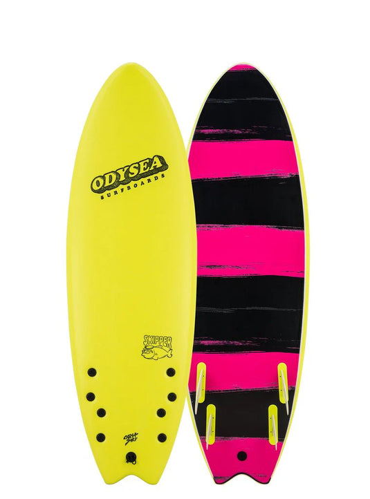Catch Surf Odysea Skipper Quad 6'0 Electric Lemon Surfboard