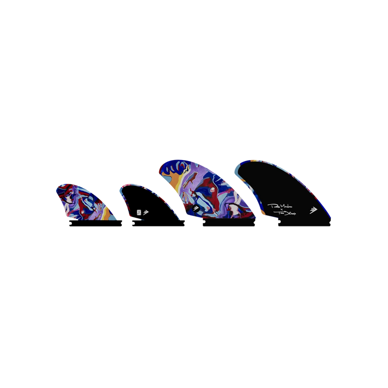 Load image into Gallery viewer, Firewire Machado Seaside Gallery Edition Quad Fin Set

