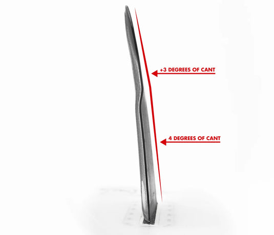 Futures Fins Reverse 3/2 Twin + 1 Alpha/Carbon - Red Surf Fin Set