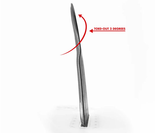 Futures Fins Reverse 3/2 Twin + 1 Alpha/Carbon - Red Surf Fin Set
