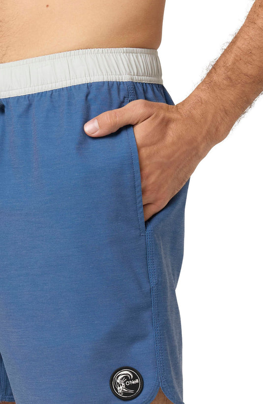 O'Neill OG 16" Solid Scallop Volley Shorts
