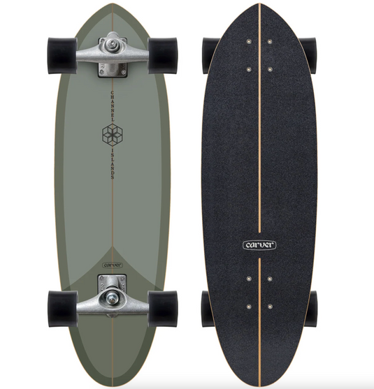 Carver CI Mid Sage C7 Surfskate Complete