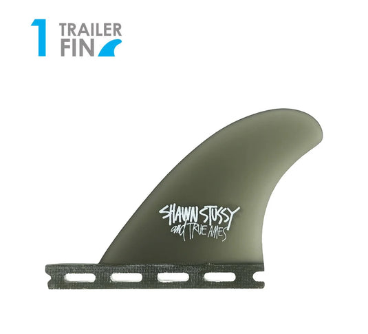 True Ames Stussy Hitch Hiker Trailer Futures Compatible Surfboard Fin
