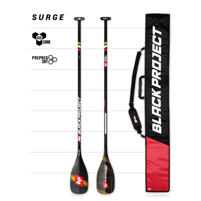 Load image into Gallery viewer, Black Project Surge Apex Carbon Paddle
