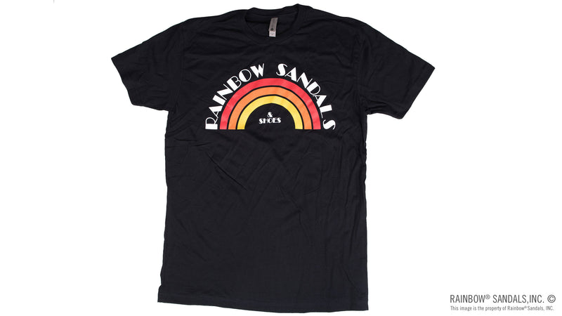 Load image into Gallery viewer, Rainbow Sandals T-Shirt Vintage Rainbow Sandals Logo
