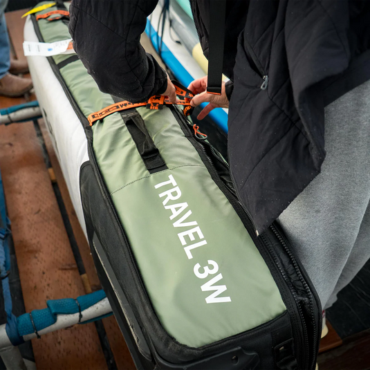 FCS Travel 3 Shortboard/Fish Wheelie Surfboard Bag