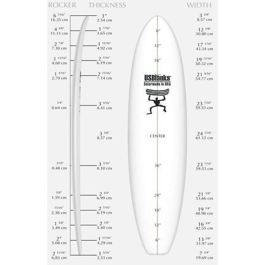 US Blanks 8'1 EA Blank