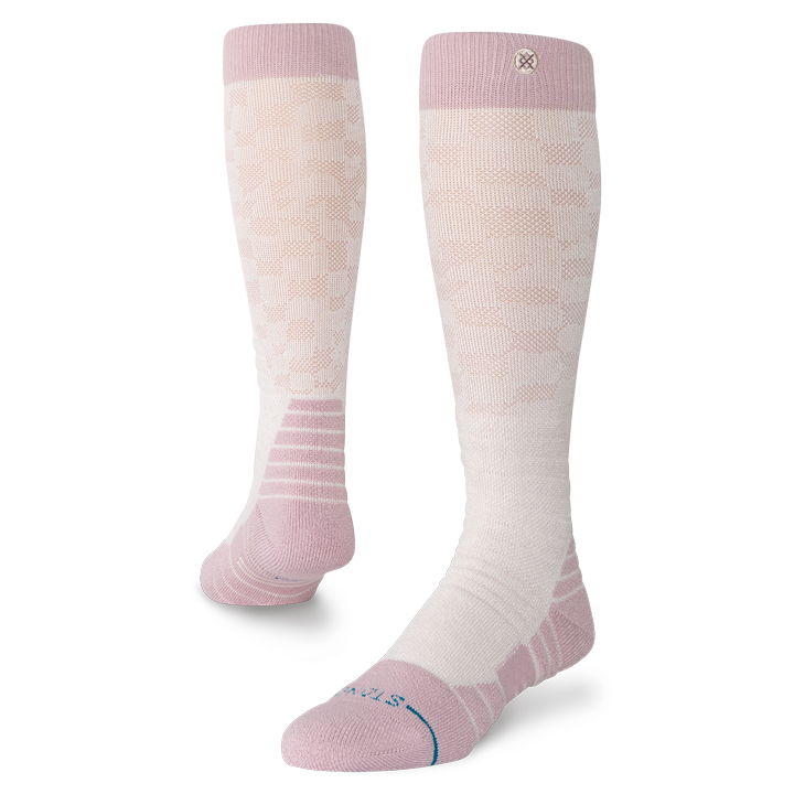 Load image into Gallery viewer, Stance Women&#39;s Check Me Out Mid Poly Snow Socks
