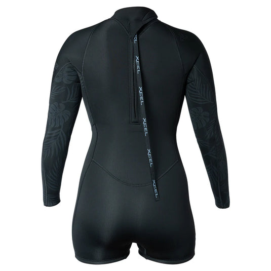 Xcel Women's Axis Long Sleeve Backzip Boyshort 2mm Spring Wetsuit