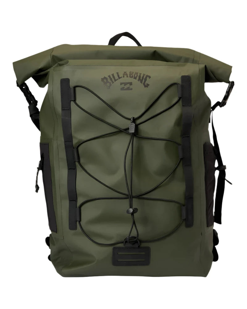 best backpack men surf waterproof travel Billabong Surftrek Storm Backpack Military – Gorge Performance